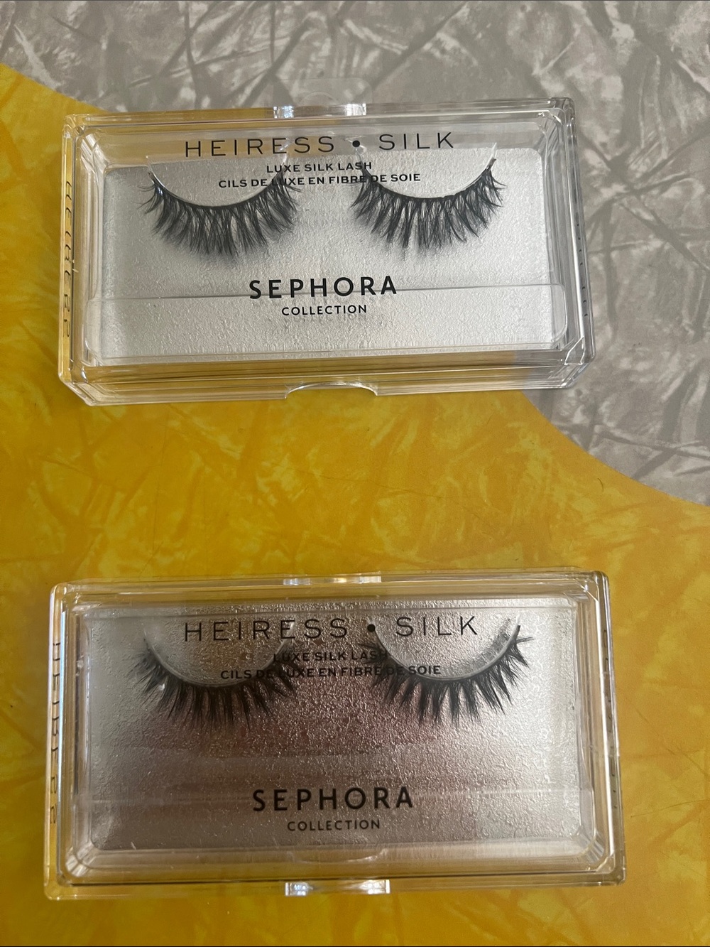 Lot Heiress silk luxe lashes Sephora collection eyelash qty 2 boxes